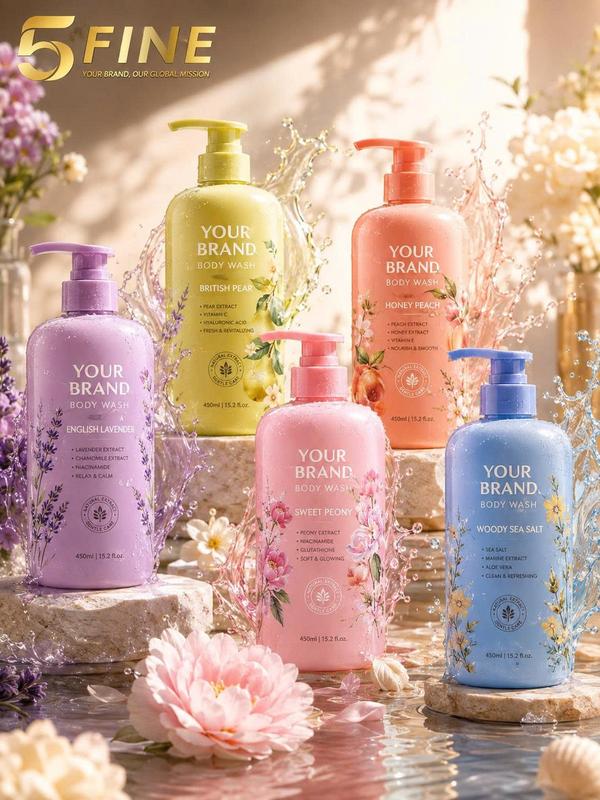 Shower Gel packaging design — 5FINE OEM/ODM