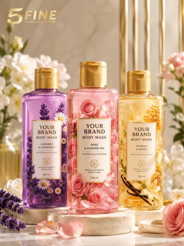 Shower Gel packaging design — 5FINE OEM/ODM