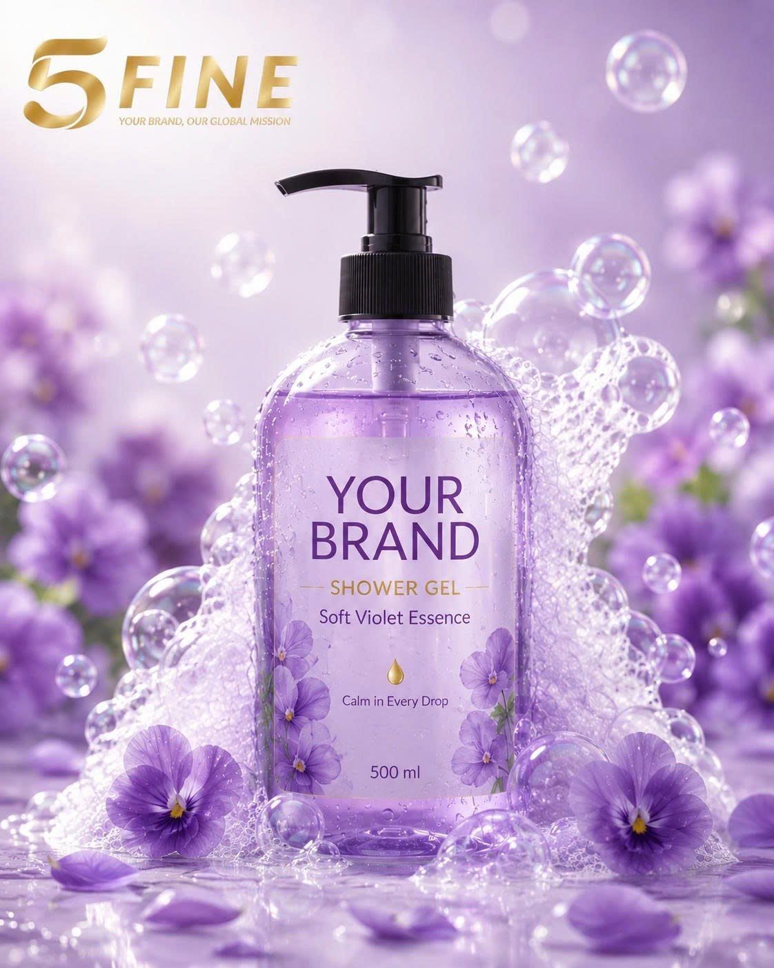 Shower Gel packaging design — 5FINE OEM/ODM