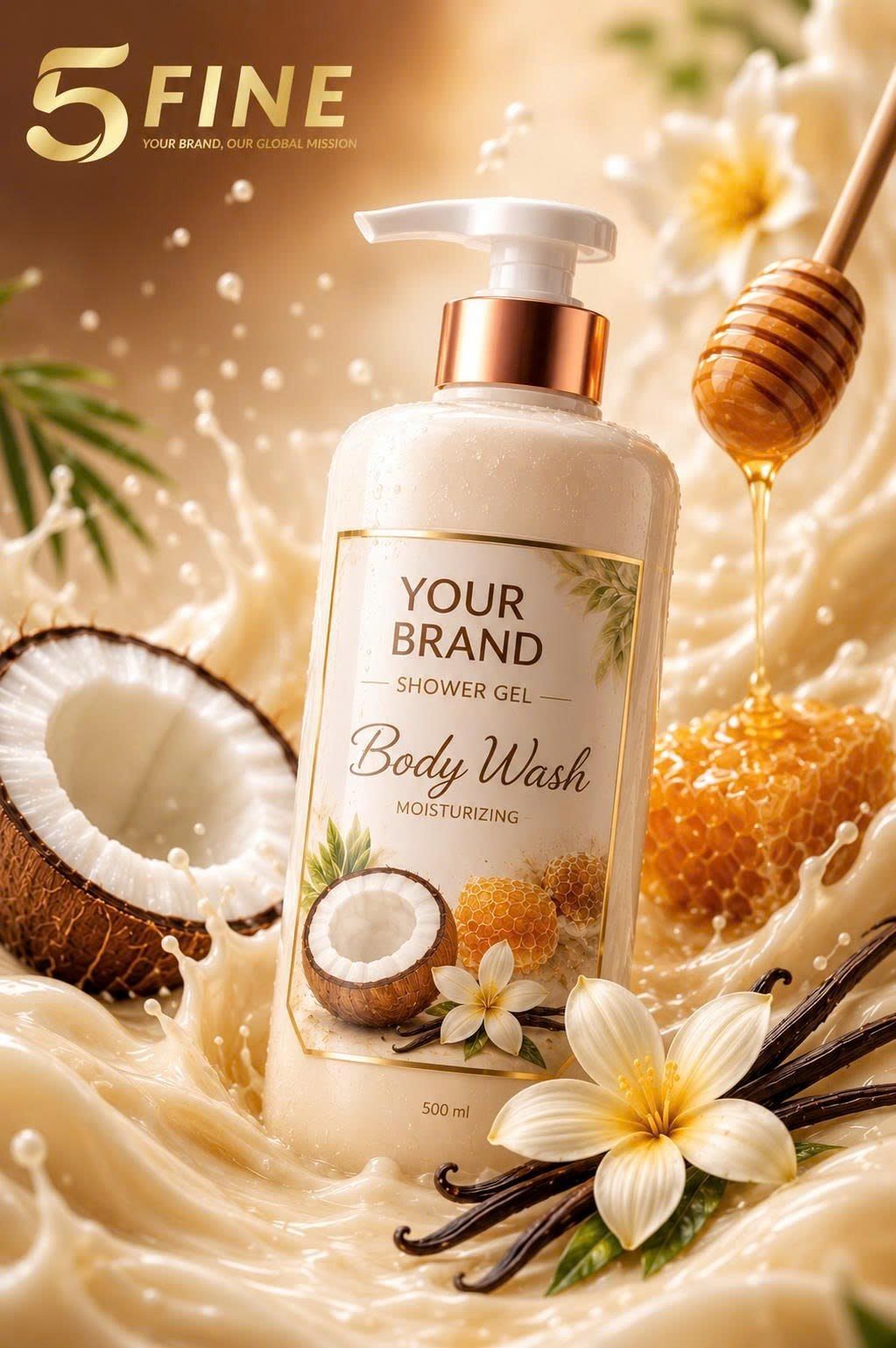 Shower Gel packaging design — 5FINE OEM/ODM