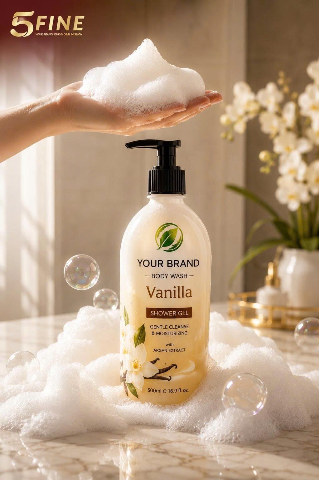 Shower Gel packaging design — 5FINE OEM/ODM