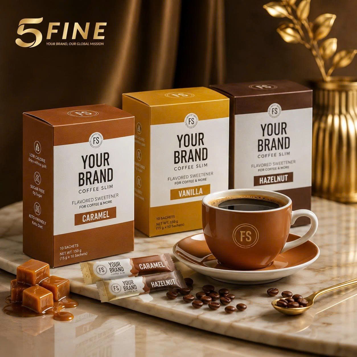 Slimming Coffee packaging design — 5FINE OEM/ODM