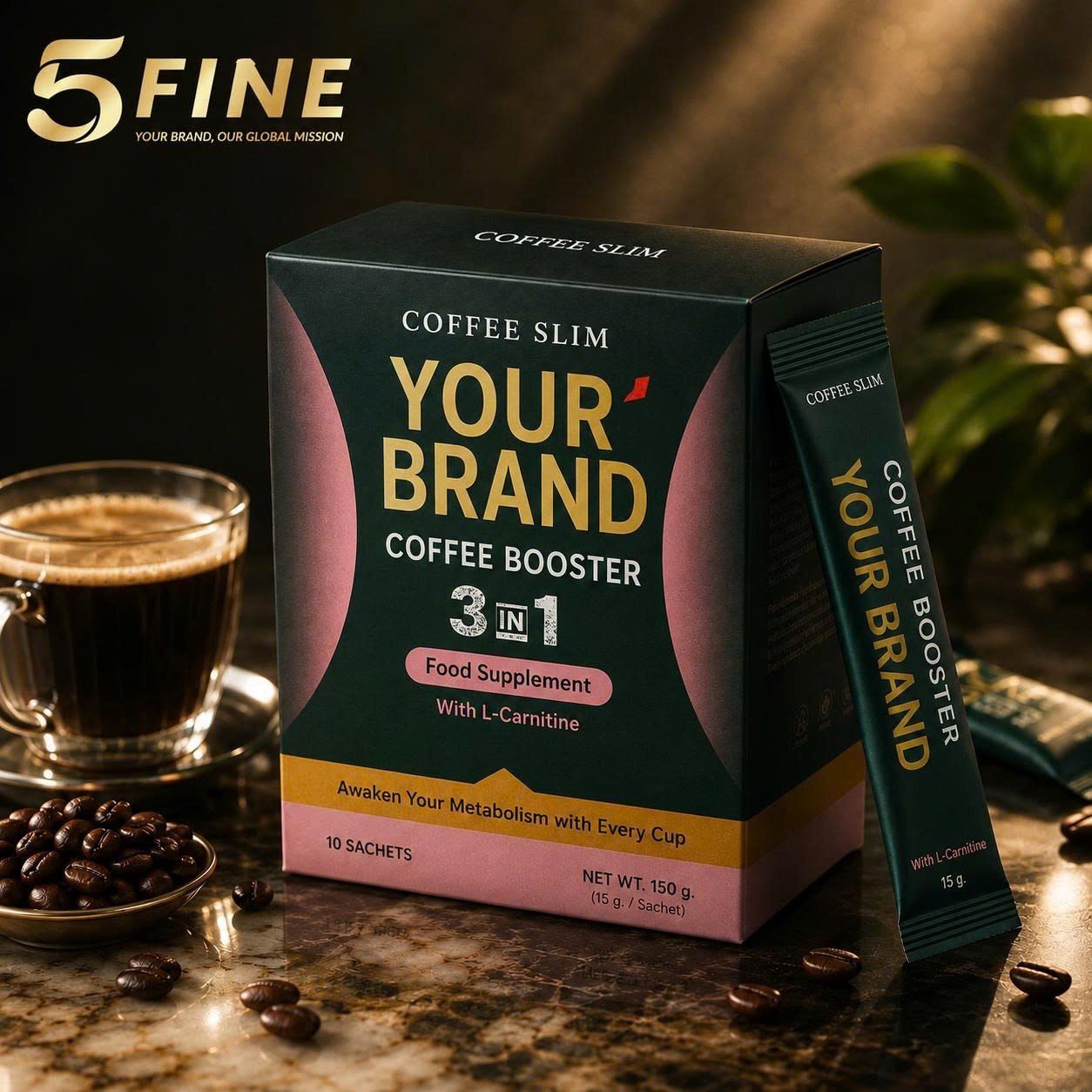 Slimming Coffee packaging design — 5FINE OEM/ODM