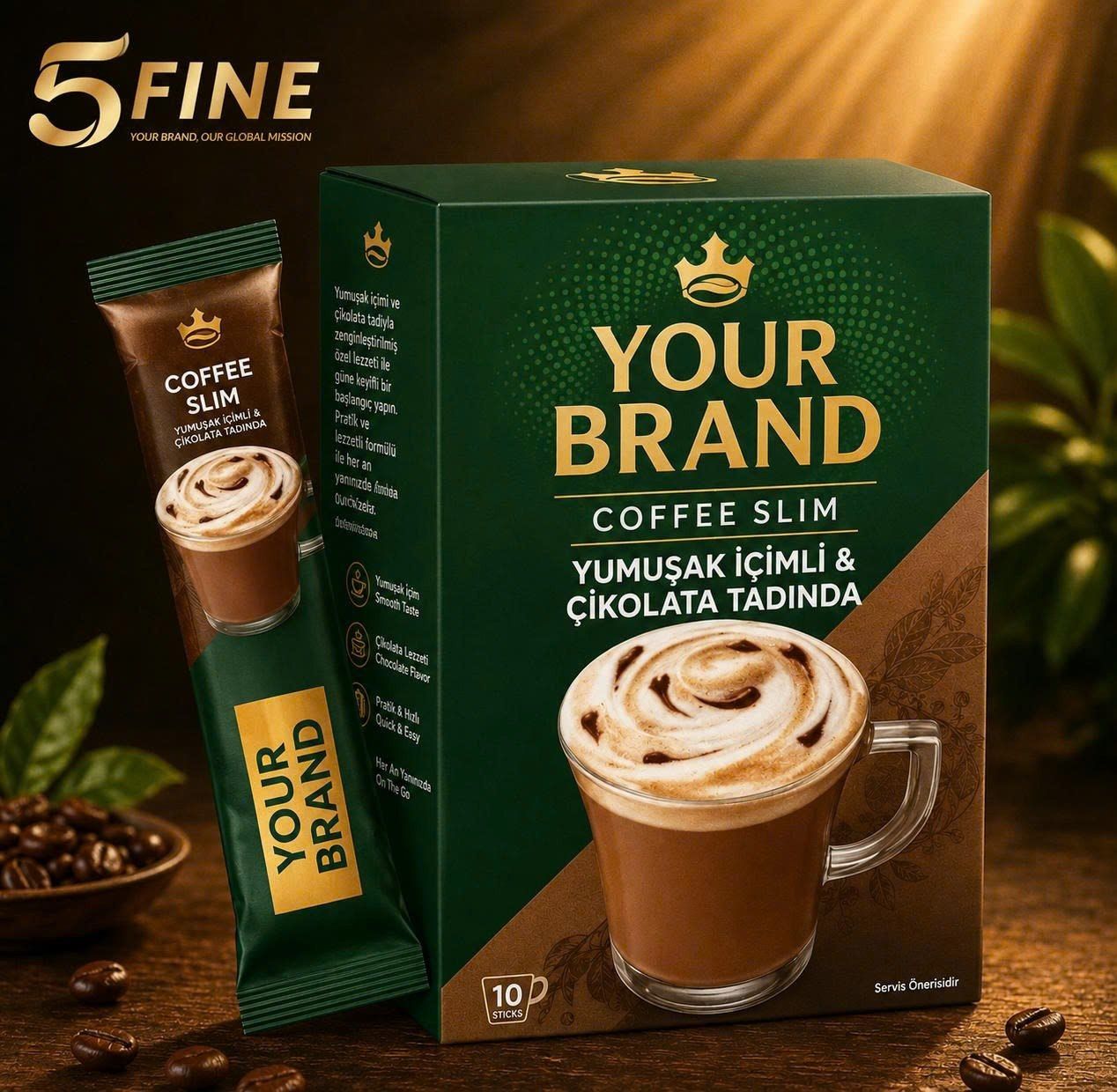 Slimming Coffee packaging design — 5FINE OEM/ODM