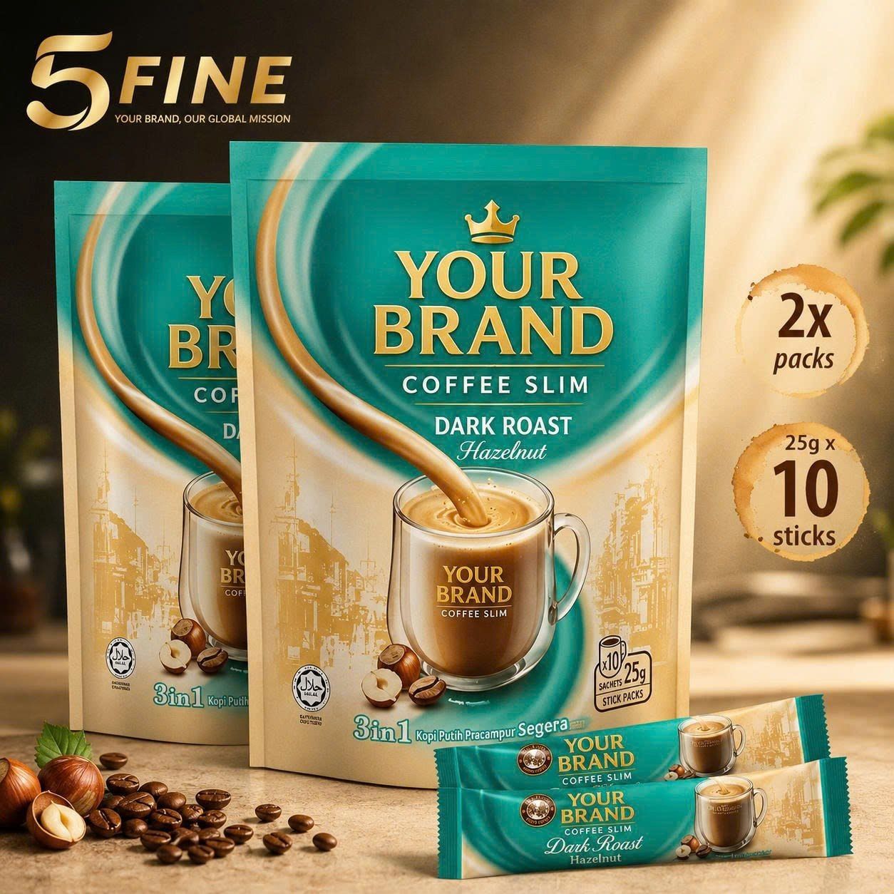 Slimming Coffee packaging design — 5FINE OEM/ODM
