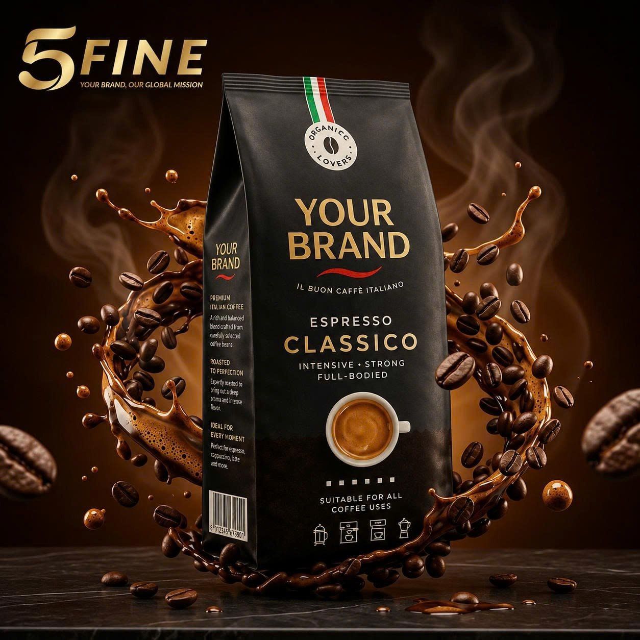 Slimming Coffee packaging design — 5FINE OEM/ODM