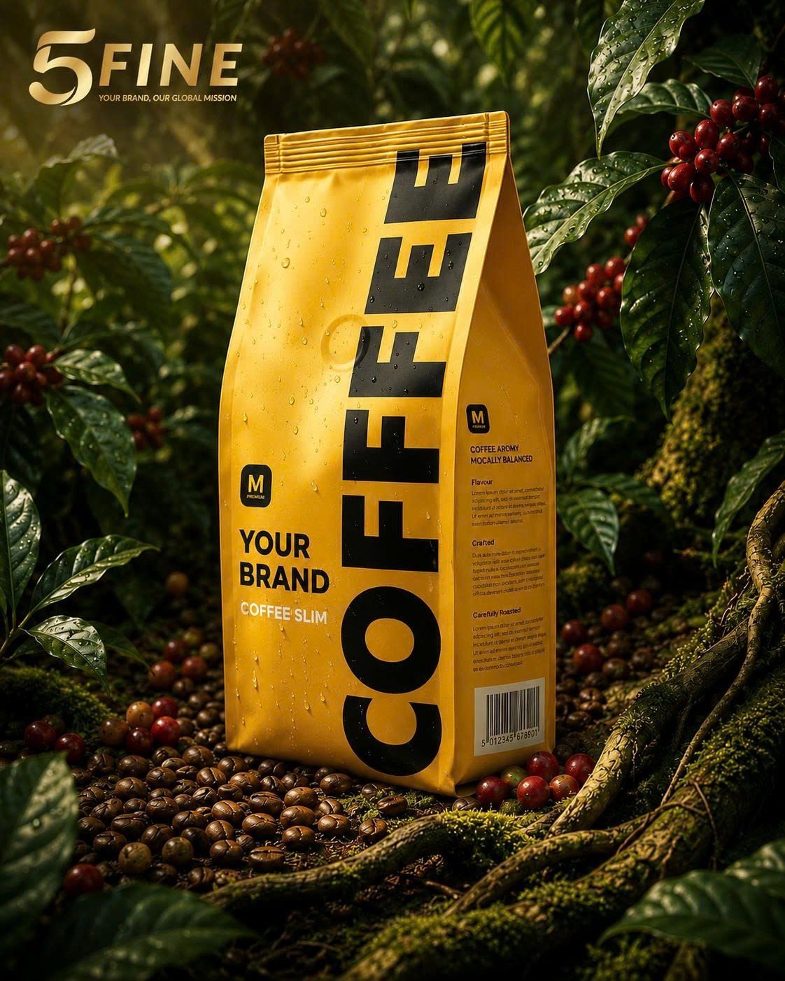 Slimming Coffee packaging design — 5FINE OEM/ODM