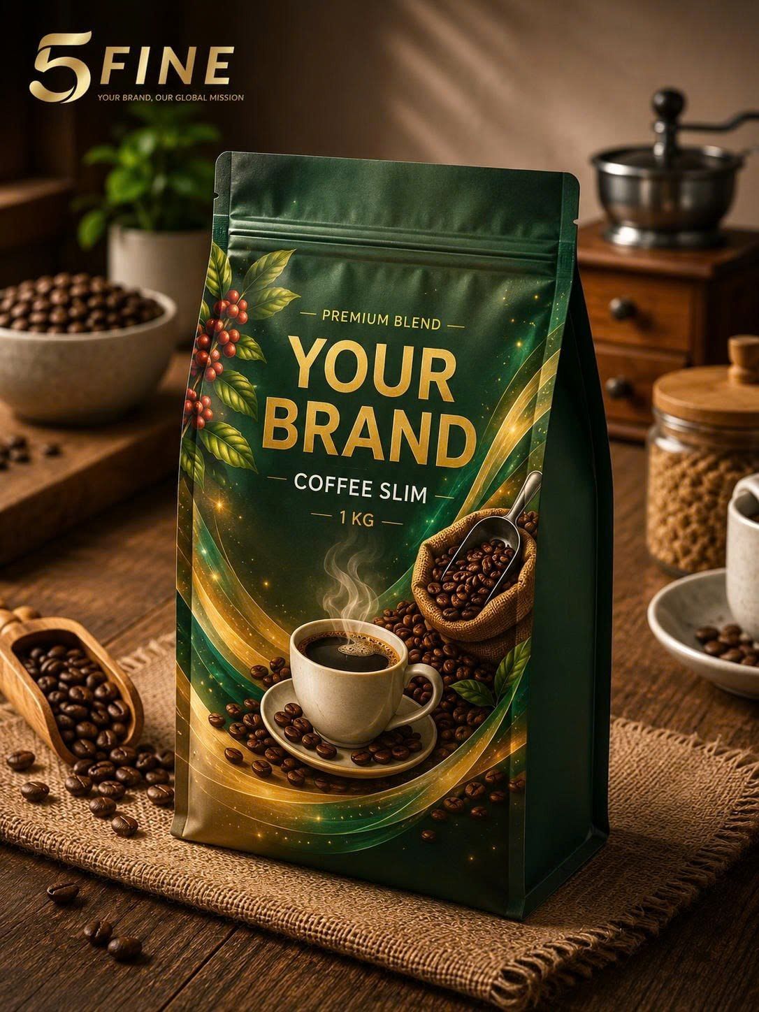 Slimming Coffee packaging design — 5FINE OEM/ODM