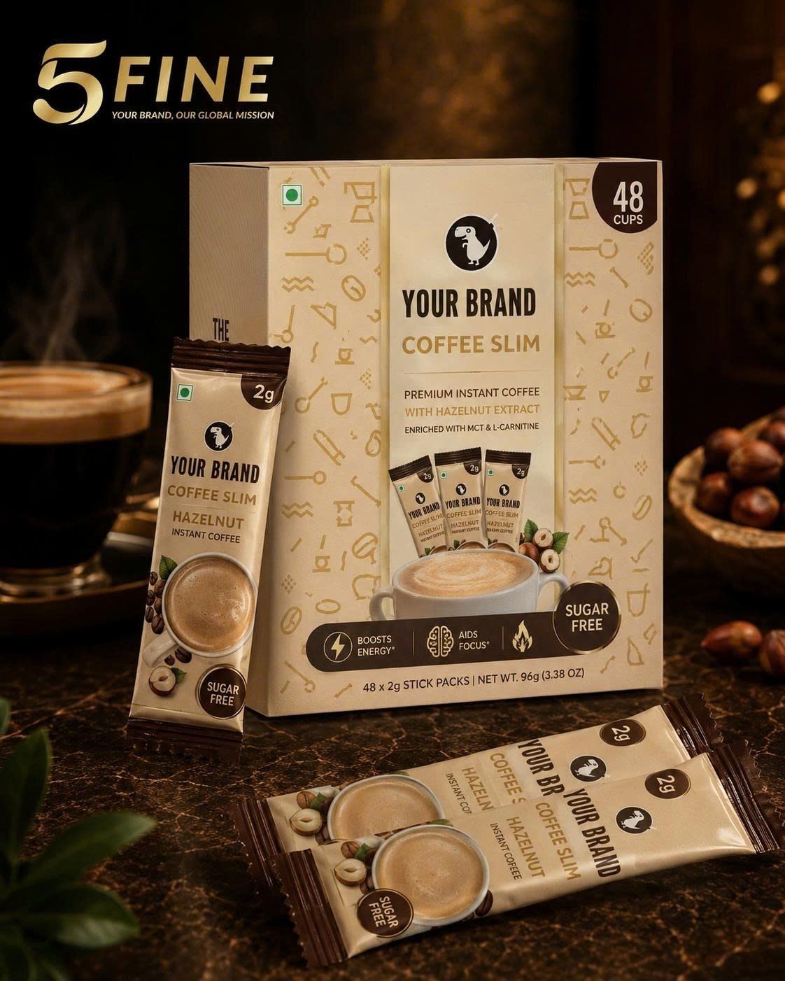 Slimming Coffee packaging design — 5FINE OEM/ODM