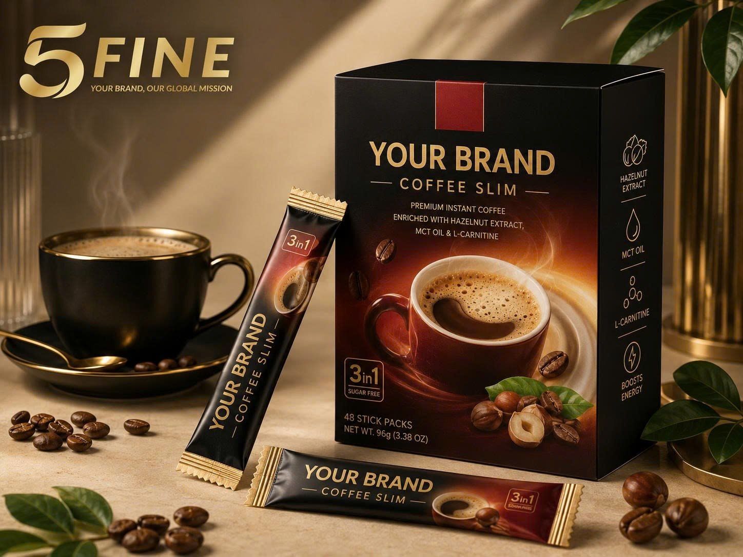 Slimming Coffee packaging design — 5FINE OEM/ODM