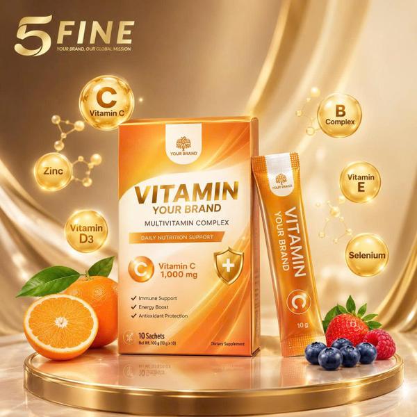 Vitamin & Gummy packaging design — 5FINE OEM/ODM