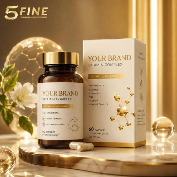 Vitamin & Gummy packaging design — 5FINE OEM/ODM